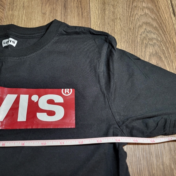Levi's Youth Black Logo T-Shirt Size Medium 10-12Y - Picture 6 of 8